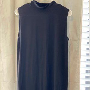 Threadlight Relaxed Mock Neck Black